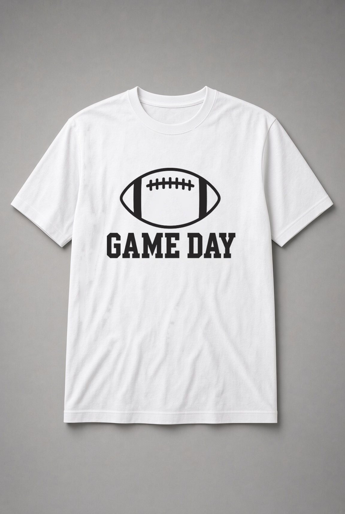 Game Day Football Laces Unisex T-Shirt - White